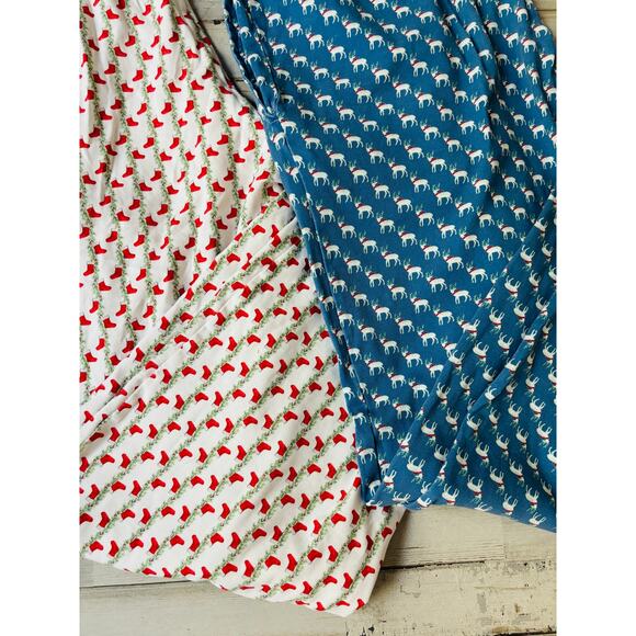 Lila and Hayes Womens pj Pajama pants reindder and stockings sz Small - Picture 2 of 3